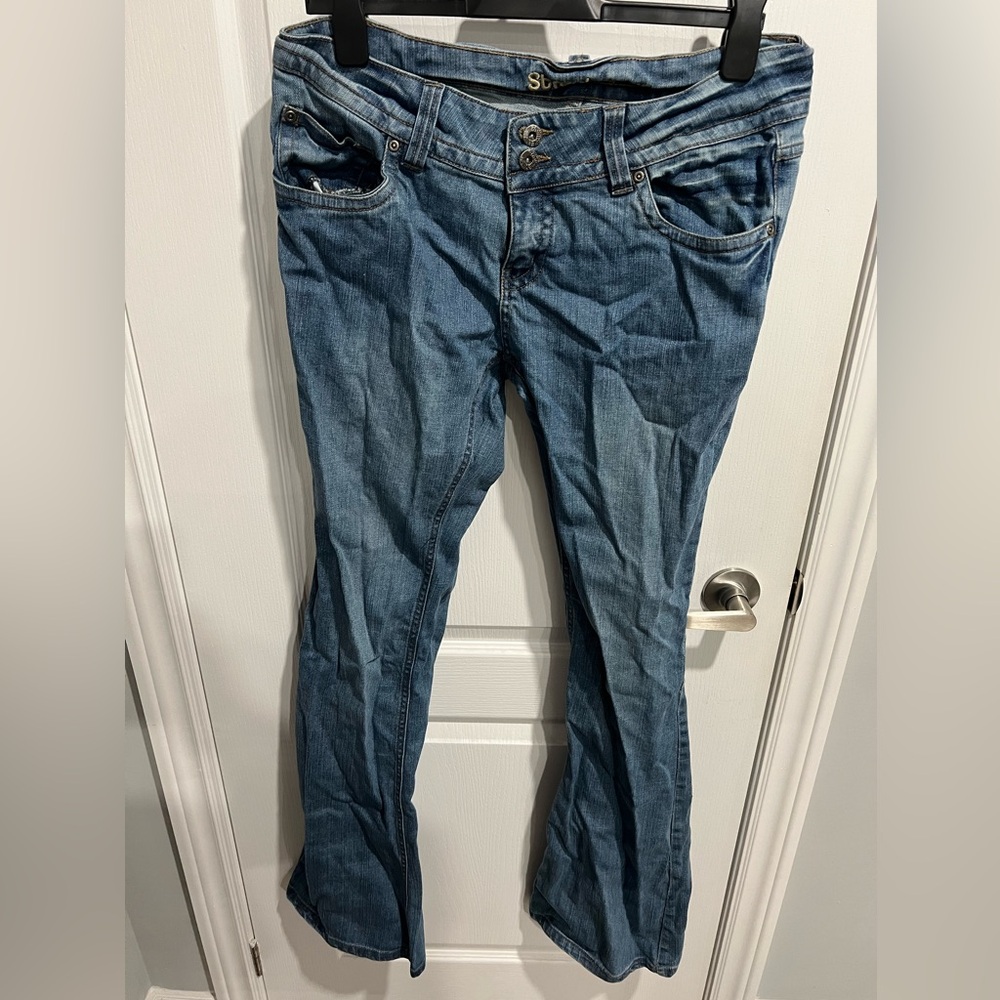 Streetwear Society Blue Flare Jeans
